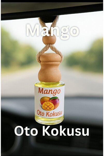enas kozmetik Oto Ayna Asmalı MANGO KOKUSU 8 ML SİLİNDİR ŞİŞE BAMBUHOME