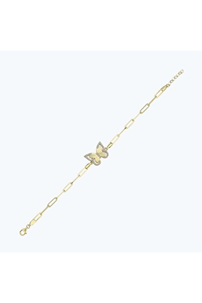 Altınbaş Altın Kelebek Zincir Bileklik