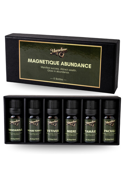 Magnetique Aromatherapy Essential Oils Set, Abundance, 10ml, 6 different special scents