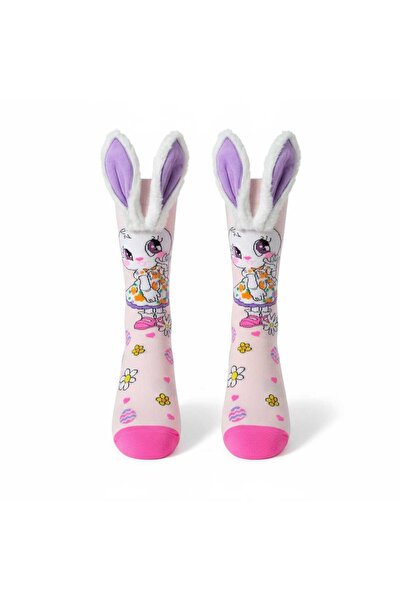 Aware Time 6-12 Years Old Girl's 3D Figure Socks