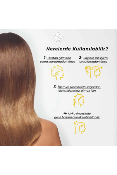 Yves Rocher Çok Kuru Saçlar İçin Kamelina Yağlı Besleyici Saç Bakım Kremi Yoğun Nemlendirici Vegan