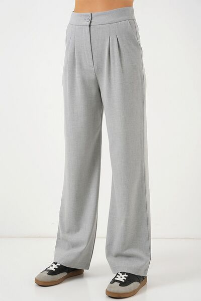 Hiccup Bdart High Waist Pleat Palazzo Pants
