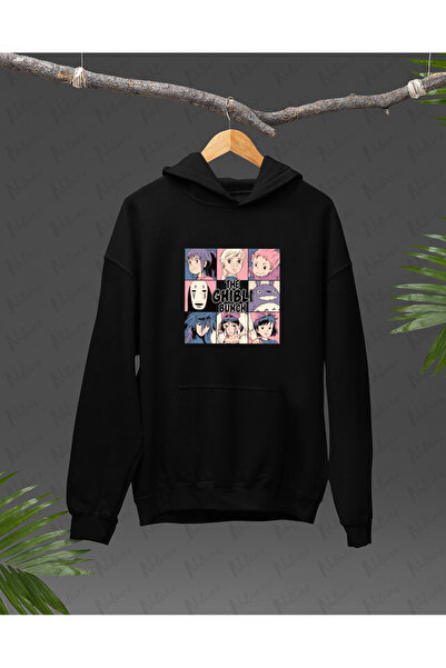 Nulivez تصميم أنيمي ستوديو جيبلي مطبوع، هوديي للجنسين عالي الجودة قصة فضفاضة