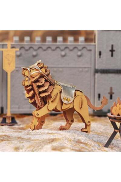 ROKR 3D Wooden Puzzle Warrior Lion