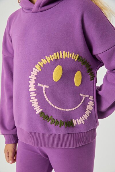 Tyess Bg Store Girl's Purple T-Shirt