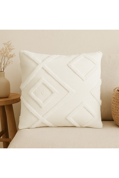 Belomia Home Collection Διακοσμητικό κάλυμμα μαξιλαριού 43x43 |   Κεντημένο μ...