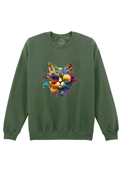 Cu Pisici Bluza Printata-Energy Cat, Unisex