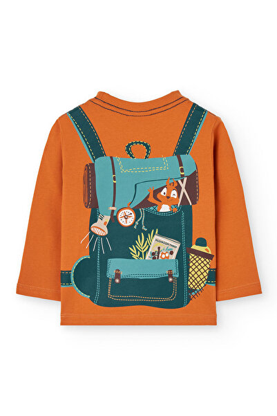 Boboli Boy's Backpack Printed Tshirt