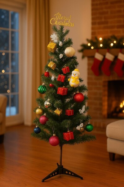 Lexi Bella Novogodišnji ukras za jelku, 25 komada, srećan Božić, pisani božić...