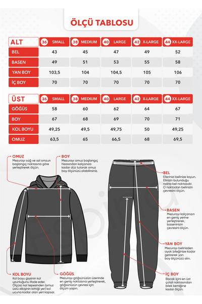 ESPİNA Γυναικείο Σετ Φόρμας oversized τεμαχίων με επένδυση fleece τσέπες- Ανθρακί