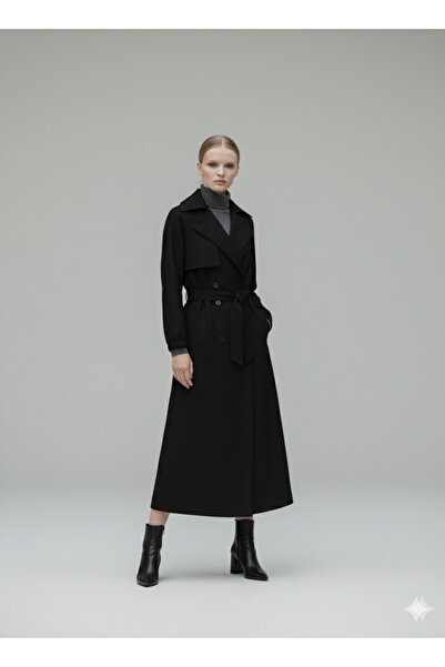 HeviStor Women's Trench Coat, a Quality Fabric