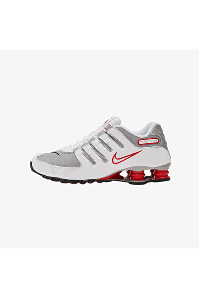 Nike Shox NZ "White Red Metallic Silver"