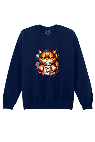 Cu Pisici Bluza Printata-Don’t Care, Unisex
