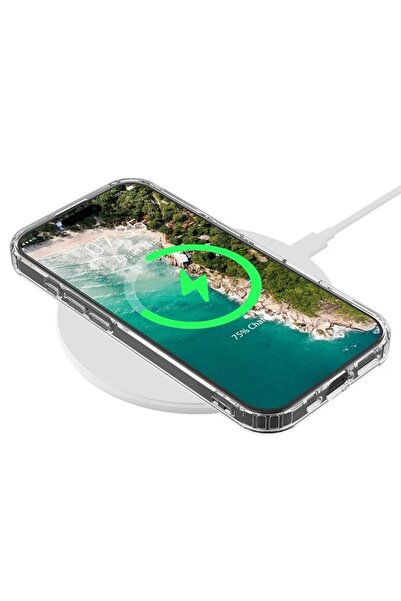 SKYDDAR INNOVATION Case compatible with iPhone 16, MagSafe Pro silicone, sticker set, Transparent