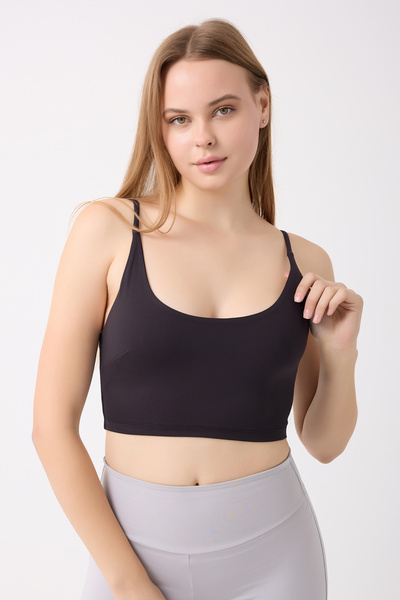 Silinsta Women's Black Sports Bustier