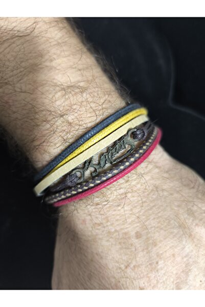 enyatakı Kemal Atatürk imzalı orijinal deri ip bileklik