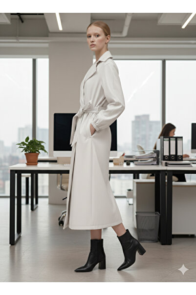 HeviStor Women's Trench Coat, a Quality Fabric