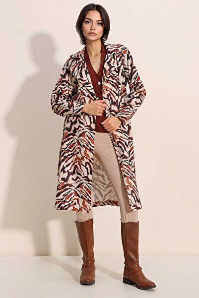 Hiccup Bdart Buttoned Two Lapel Long Trench Coat
