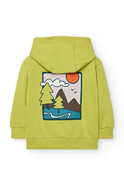 Boboli Boy's Tree Mountain Printed Sweatshirt