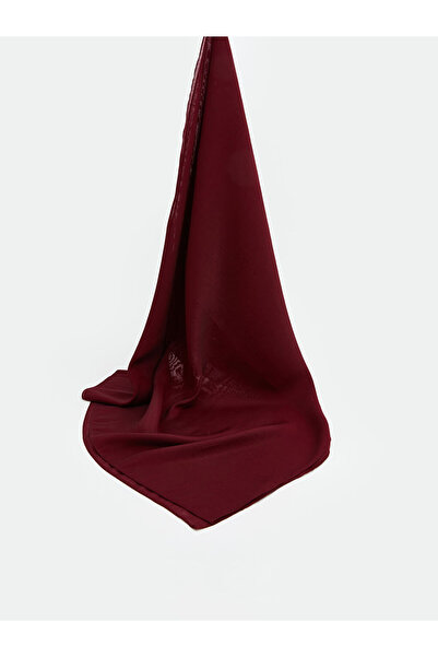 LC Waikiki Burgundy Basic Women's Shawl