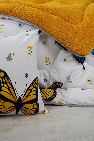 Sudemhome Single Quilt Double-Sided Welsoft Quilt Fluffy Quilt and Pillowcase