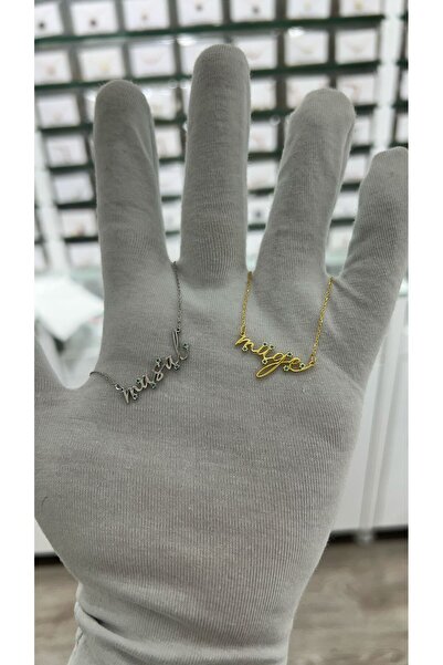 Flamingo 925 ayar Silver kişiye özel imza kolye.doğum günü kolyesi.doğum ayı kolyesi.imza kolye.isim