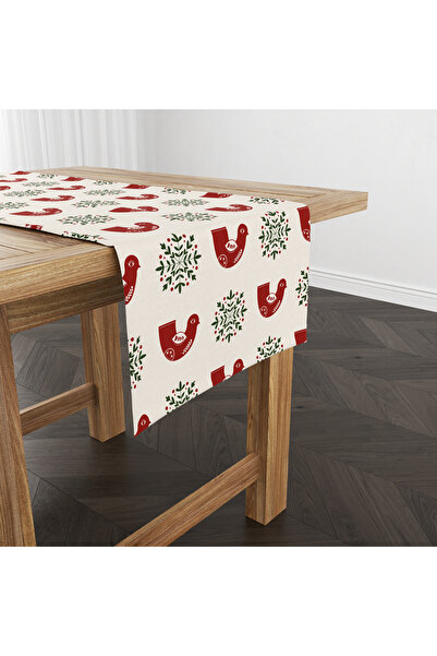 Filamente Digital Printed Runner - New Year / Christmas Patterned - 140X40 cm