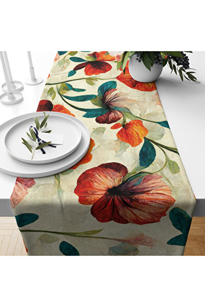 Filamente Digital Printed Runner - Floral Pattern - 140X40 cm