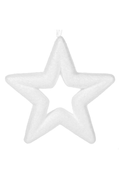 OEM Wall Ornament, Decorative Star, Foam, White, 22x22cm