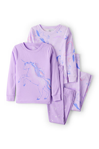 Carter's Girl's Lilac Pajama Set