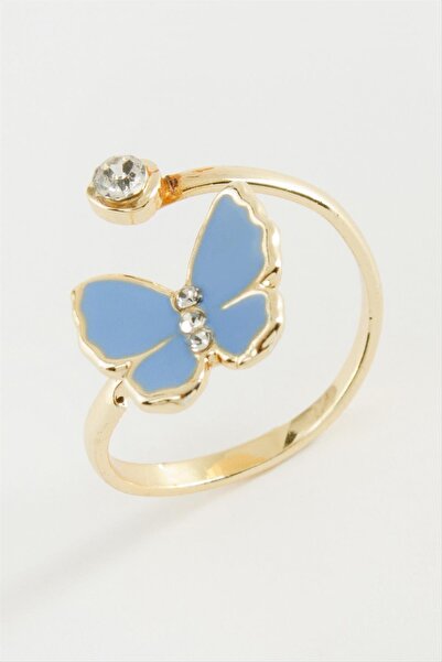 CT STONES Butterfly Stone Enamel Ring Small