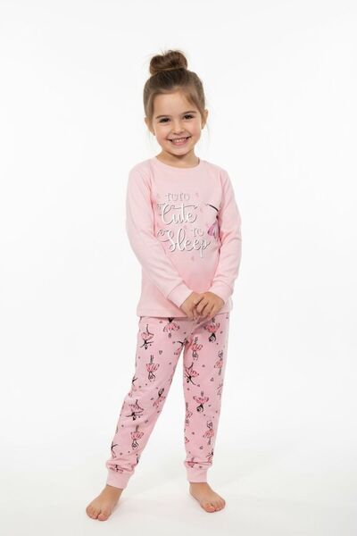 morbella Kız Çocuk Pijama Takımı Uzun Kollu | Unicorn, Kuğu, Bale, Çilek Bask...