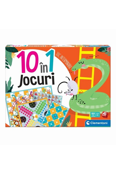 CLEMENTONI Set 10 jocuri in 1