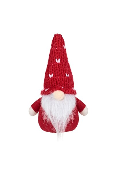OEM Figurină de Crăciun, gnom roșu, 17 cm