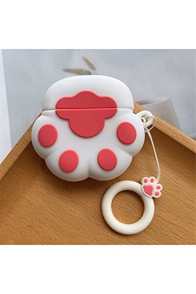 Dmay Apple AirPods Pro 3. Nesil (2025) Compatible Figured Silicone Case with Keychain Case