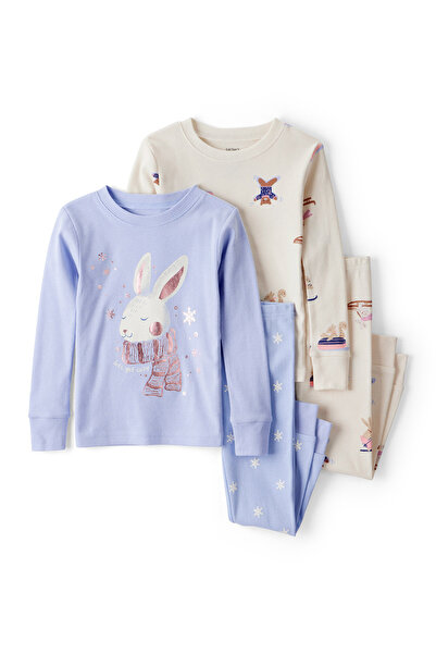 Carter's Girl's Ecru Pajama Set