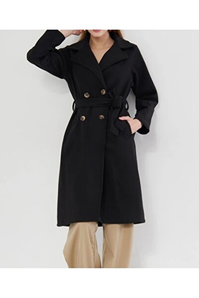 Kafthan Button Detailed Cashmere Coat