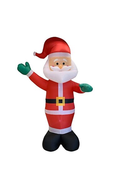 OEM Moș Crăciun gonflabil cu lumină LED, 2,2 m, alb