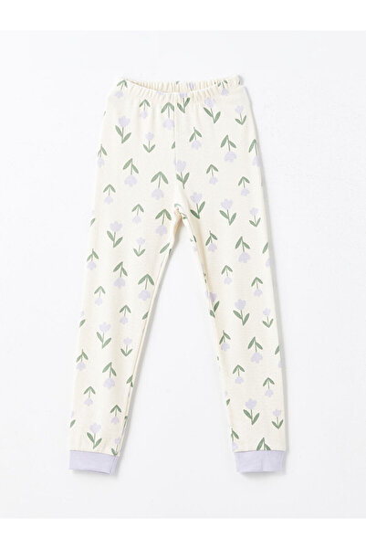 LC Waikiki Lilac Crew Neck Girls Pajama Set