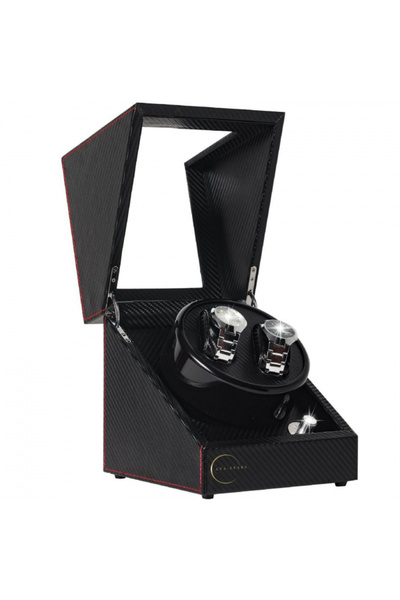 AVA-STARS Cutie automată de înfășurare a ceasurilor pentru 2 ceasuri — 4 modu...