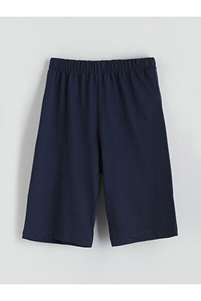 LC Waikiki Gray Crew Neck Boys' T-Shirt and Shorts