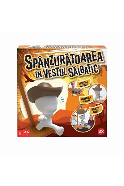 As Games Joc de societate Spanzuratoarea in Vestul Salbatic