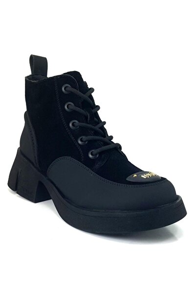 Guja 405 24KB Γυναικείες μπότες casual μαύρο σουέτ