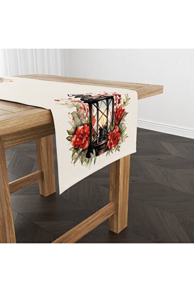 Filamente Digital Printed Runner - New Year / Christmas Patterned - 140X40 cm