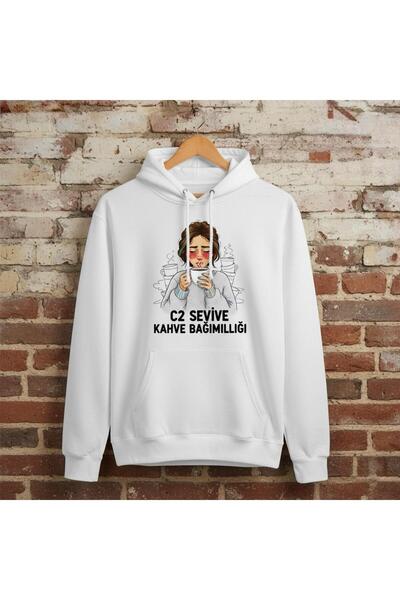 Infire clothing Unisex Oversized Brown Printed Hoodie