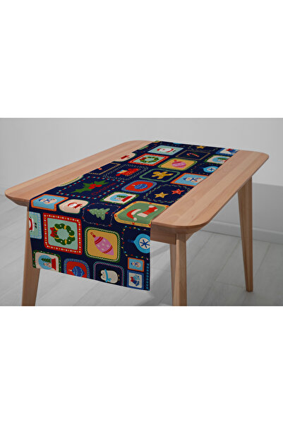 Filamente Digital Printed Runner - New Year / Christmas Patterned - 140X40 cm
