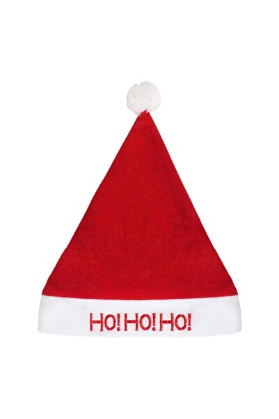 OEM Pălărie de Moș Crăciun cu imprimeu „Ho Ho Ho”, 40 cm