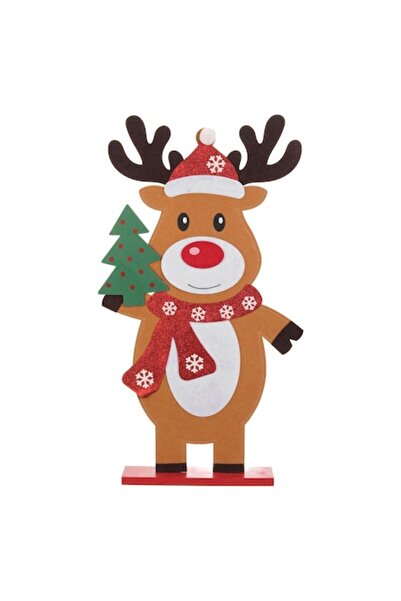 OEM Figurină decorativă ren din fetru 35,5 x 5 x 64 cm