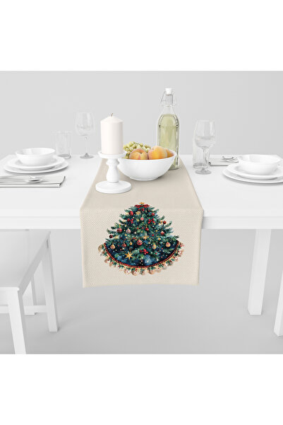Filamente Digital Printed Runner - New Year / Christmas Patterned - 140X40 cm