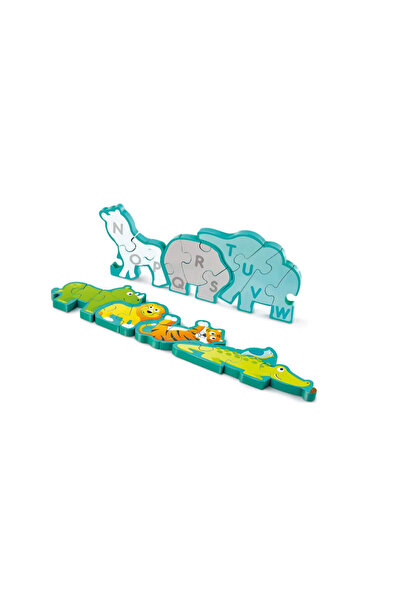Hape 2 in 1 Puzzle - Alphabet and Animals, 26 pieces